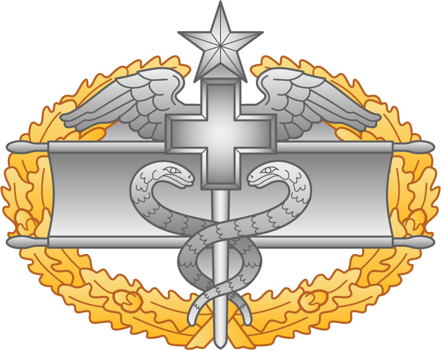 Master Combat Medical Badge insignia