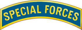 Special Forces Tab (Metal Replica) insignia