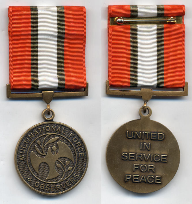 Multinational Force and Observers Medal medal