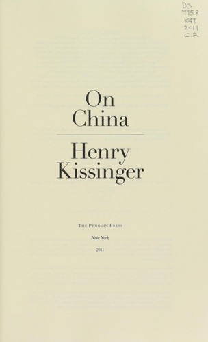 On China by Henry Kissinger