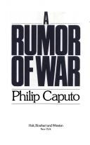 A Rumor of War by Philip Caputo